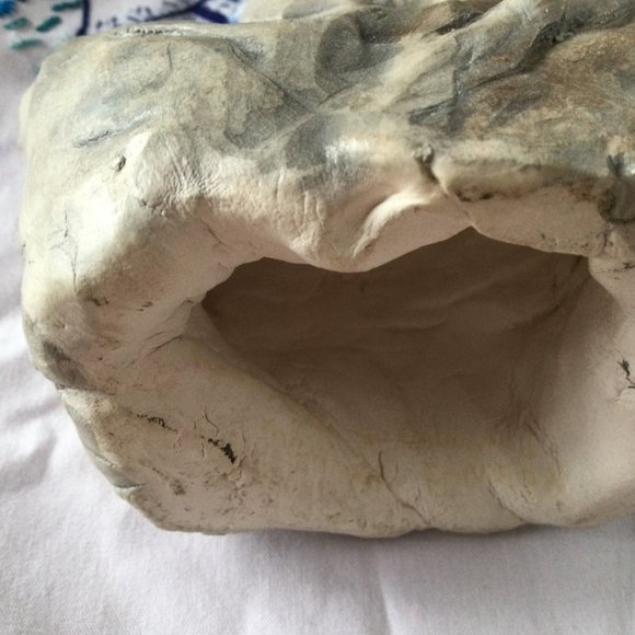 Vintage Figurine statue sculpture old man head very detailed artist signed rare - Picture 7 of 7